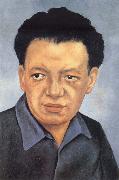 Frida Kahlo Portrait of Diego Rivera oil painting on canvas